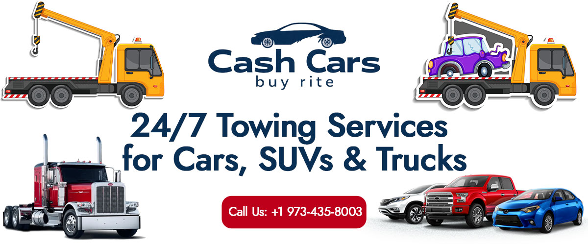 24/7 Towing Services for Cars, SUVs & Trucks